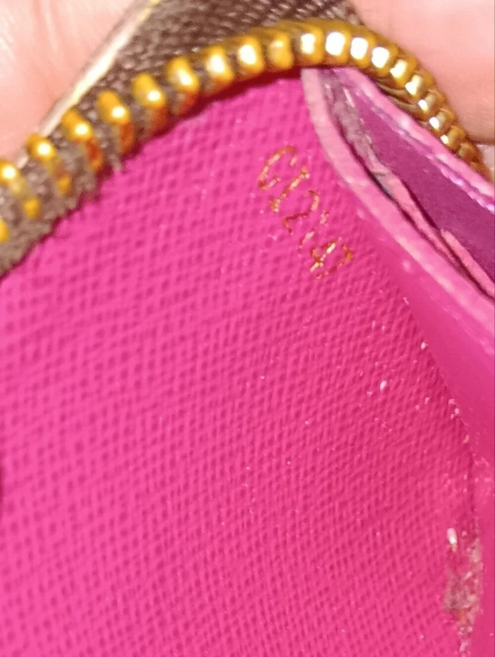 Louis Vuitton Monogram Flower Clemence Zip Wallet With Box & Dustbag